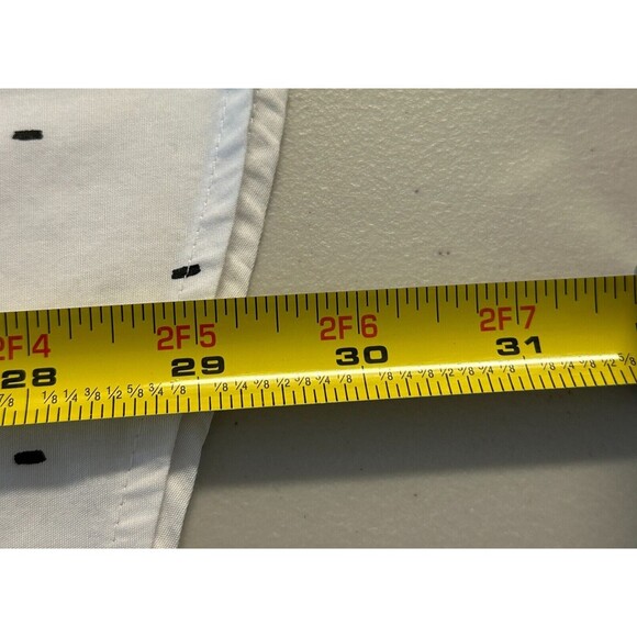 INC International Concepts Shirt Men’s XXL White/Black Print Button Up Cotton - Picture 9 of 12